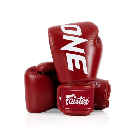 Fairtex x ONE Championship Bokshandschoenen – Rood – Leer