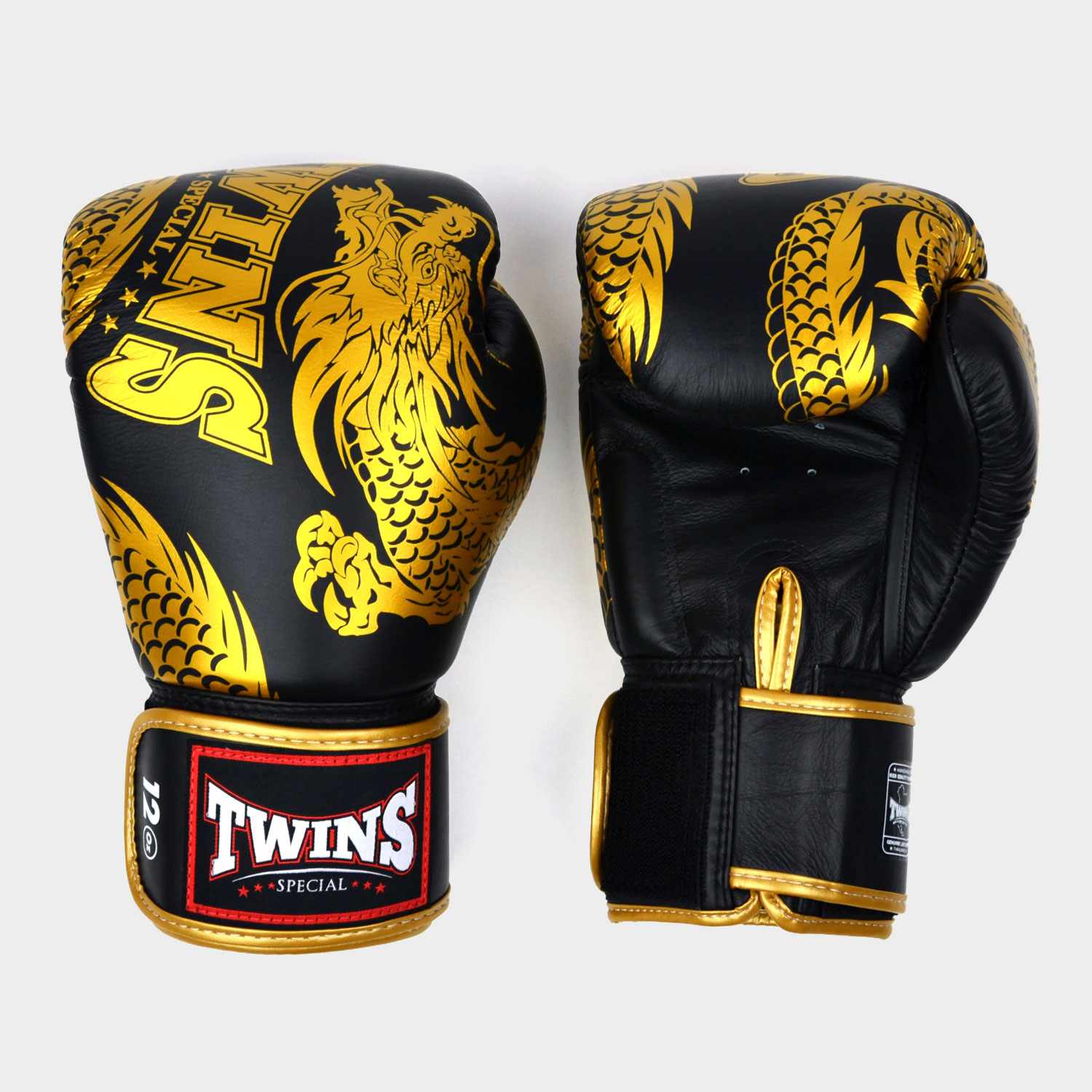 Twins FBGVL4-49 Dragon Zwart & Goud Bokshandschoenen